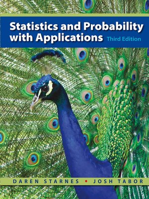 cover image of Statistics and Probability with Applications